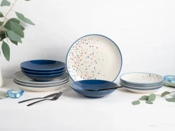 Joy - Tellerset 12-tlg - Blau