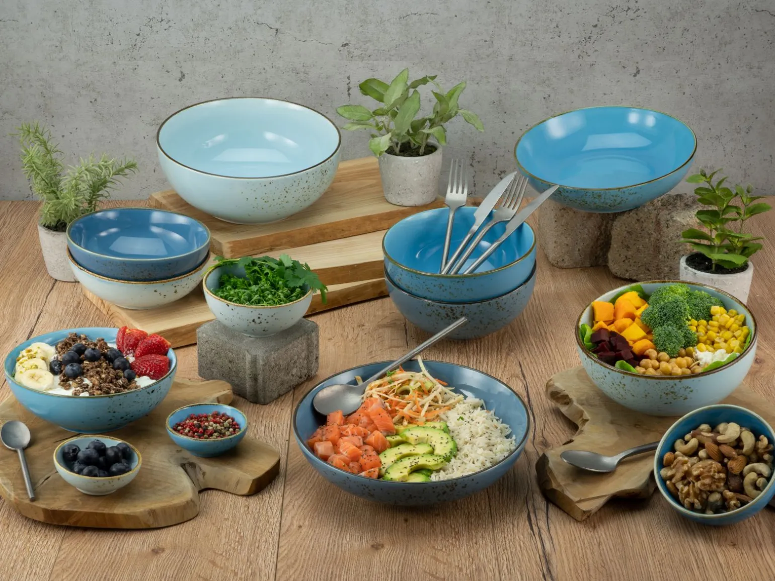 Nature Collection - Buddha Bowl 4-tlg - bunt