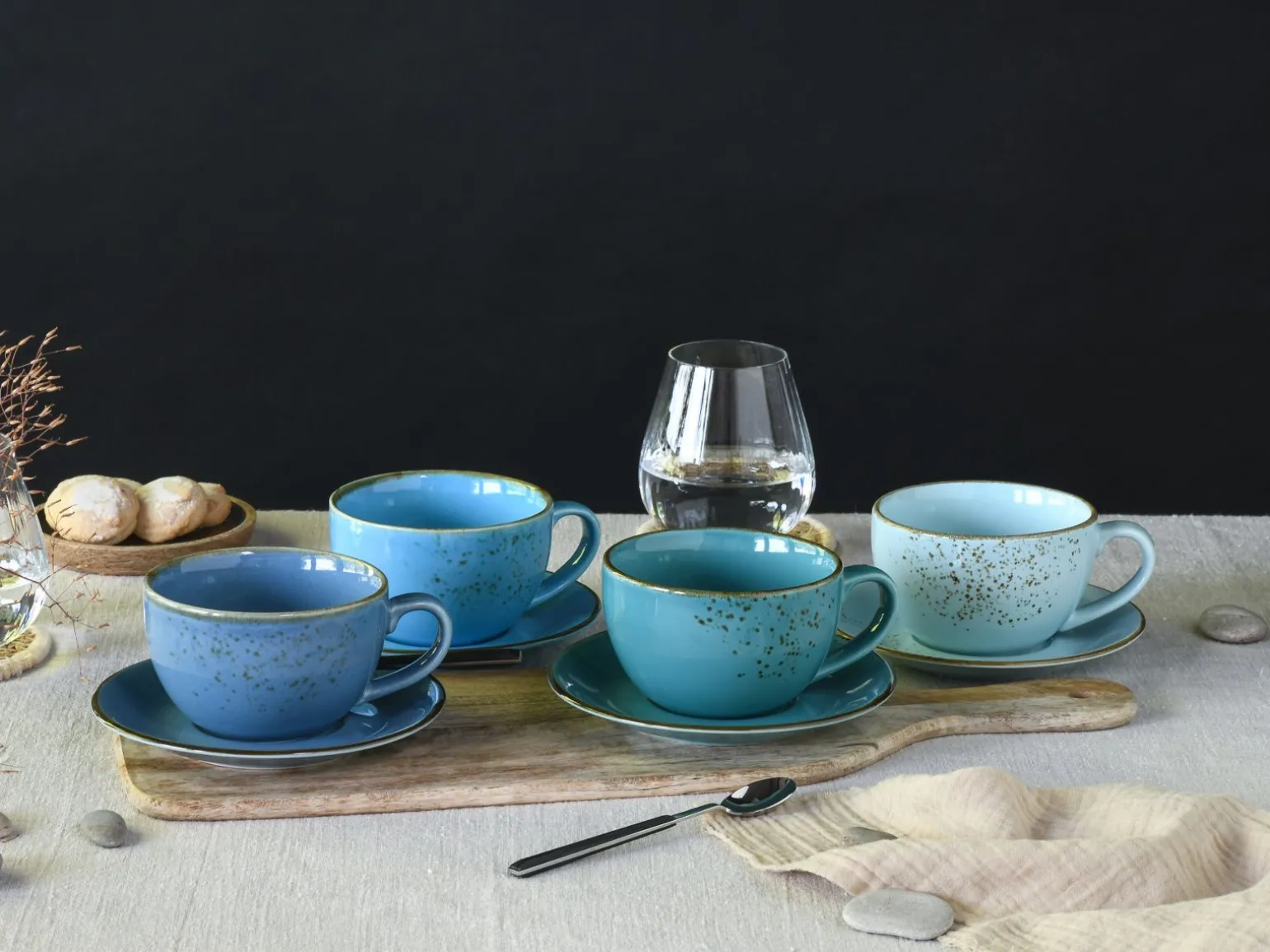 Nature Collection - Cappuccinotassen 8-tlg - bunt