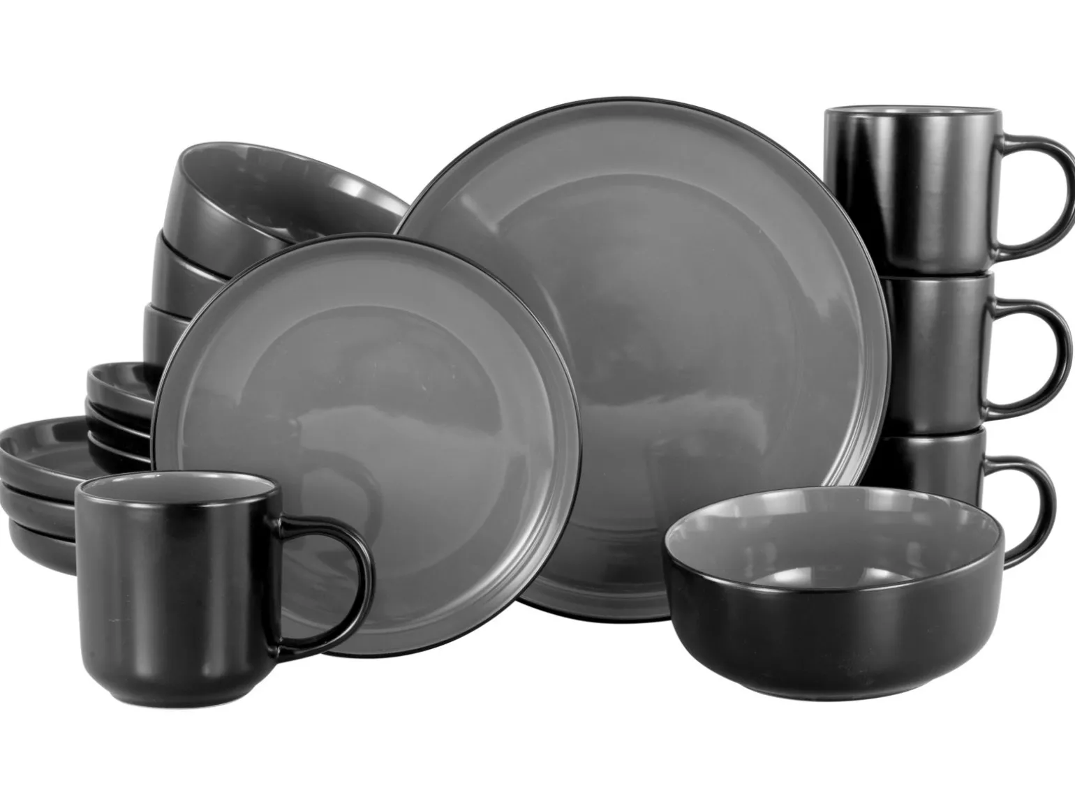 Nordic - Kombiservice 16-tlg - Cool Black Grey