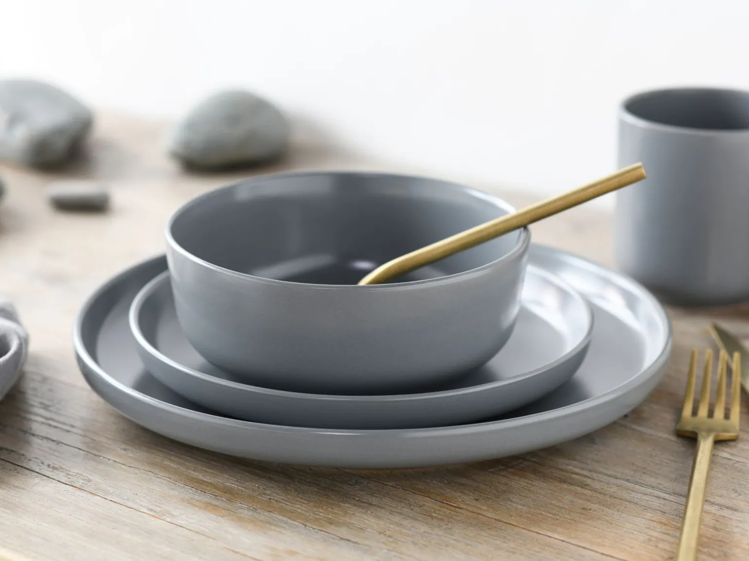 Nordic - Kombiservice 16-tlg - Cool Black Grey
