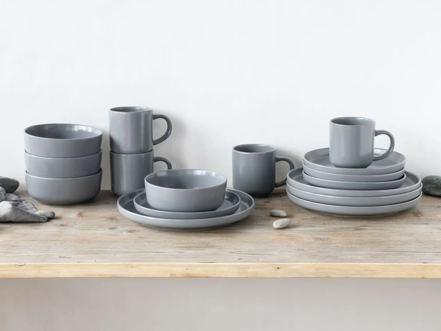 Nordic - Kombiservice 16-tlg - Cool Black Grey