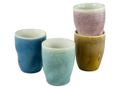 Squeezy - Kaffeebecher 4-tlg - Natural