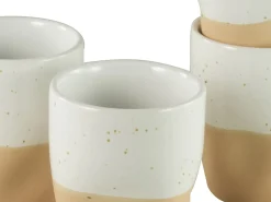 Squeezy - Kaffeebecher 4-tlg - Natural