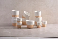 Squeezy - Kaffeebecher 4-tlg - Natural