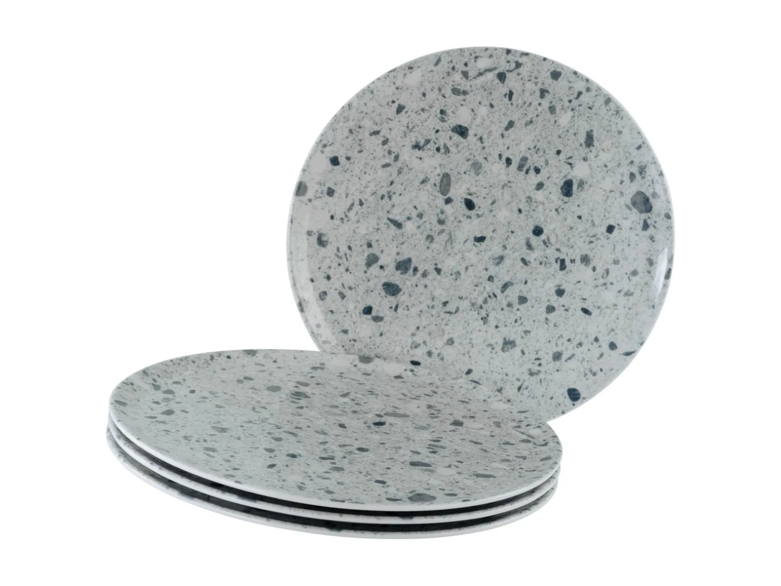Stone Collection - Pizzateller 4-tlg - Bunt